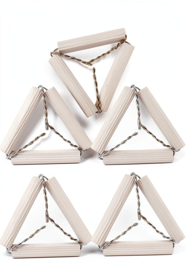 Crucible Triangle by Aqur2020 Clay Support 5pcs 65mm Heat-Resistant-4