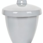 Porcelain Crucible 50mL with Lid by Eisco Labs Pack of 10 Tall Form-0
