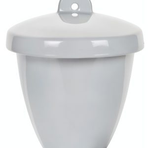 Porcelain Crucible 50mL with Lid by Eisco Labs Pack of 10 Tall Form-0