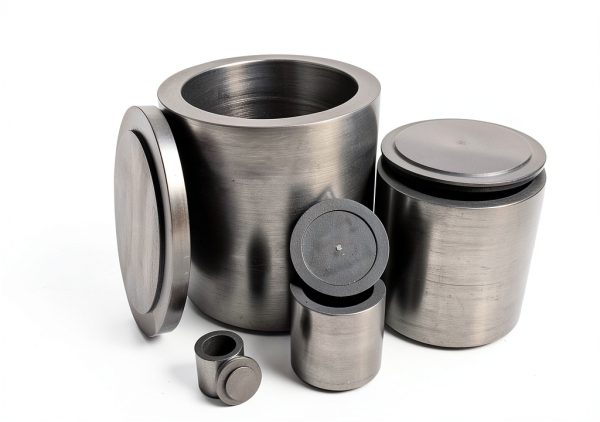 Smelting Lab Graphite Crucible 40mm x 40mm by OTOOLWORLD with Cover-4