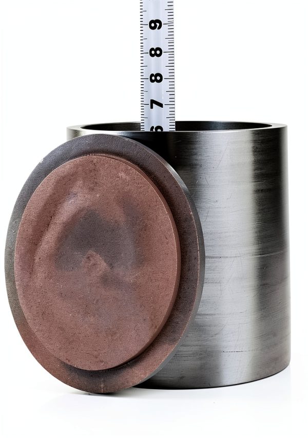 Graphite Crucible OToolworld Smelting Lab with Cover 70mm x 70mm-3