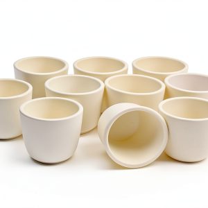 Alumina Crucible 5ml High Form 99.3% White Pack of 10 Lab4us-0