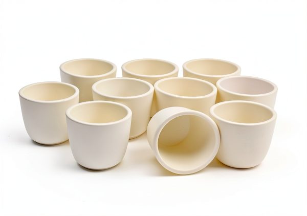 Alumina Crucible 5ml High Form 99.3% White Pack of 10 Lab4us-0