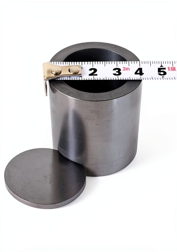 Smelting Lab Graphite Crucible 40mm x 40mm by OTOOLWORLD with Cover-2