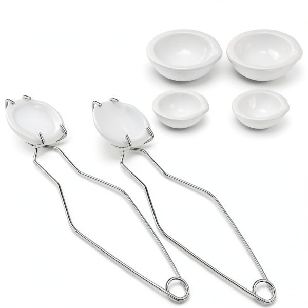 Ceramic Crucible Kit Aosu 8-Piece Set with Quartz Bowls for Gold-0
