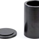 OTOOLWORLD Smelting Lab Graphite Crucible with Cover Lab Supply 40MM X 60MM-0