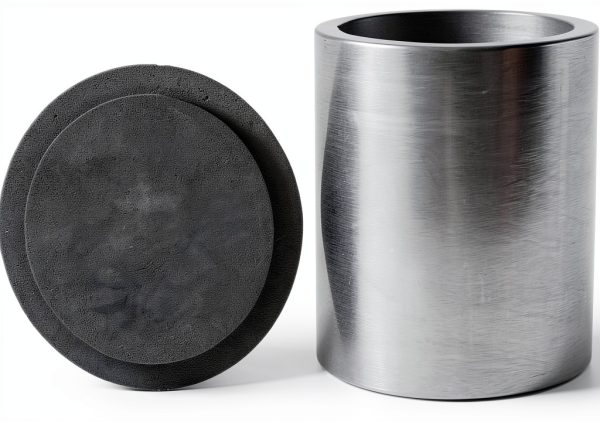 Smelting Lab Graphite Crucible 40mm x 40mm by OTOOLWORLD with Cover-0