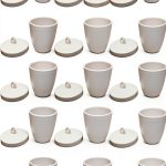 Porcelain Crucibles CHF-10-20 10ml with Lid by GSC International-0
