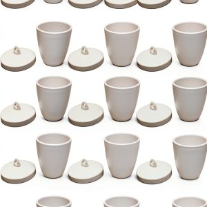 Porcelain Crucibles CHF-10-20 10ml with Lid by GSC International-0