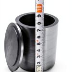 Graphite Crucible OToolworld Smelting Lab with Cover 70mm x 70mm-0