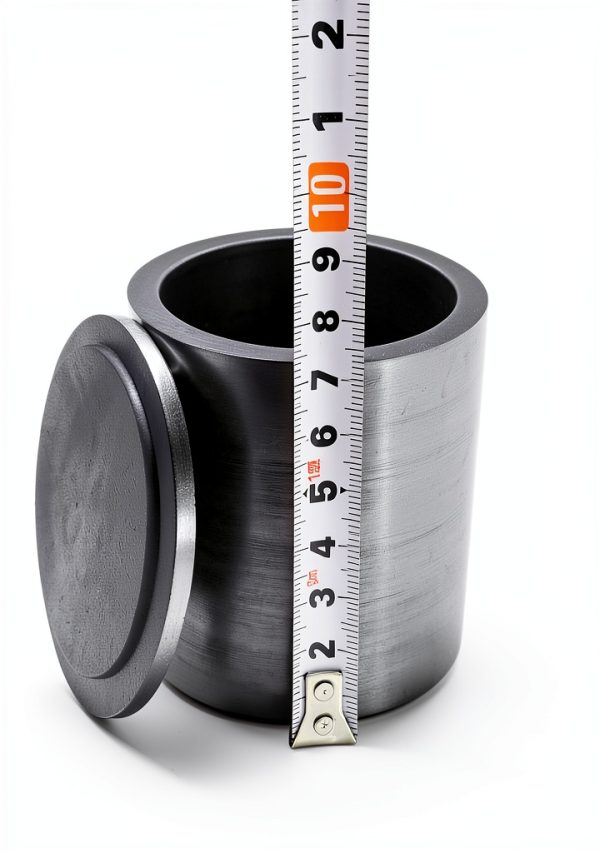 Graphite Crucible OToolworld Smelting Lab with Cover 70mm x 70mm-0
