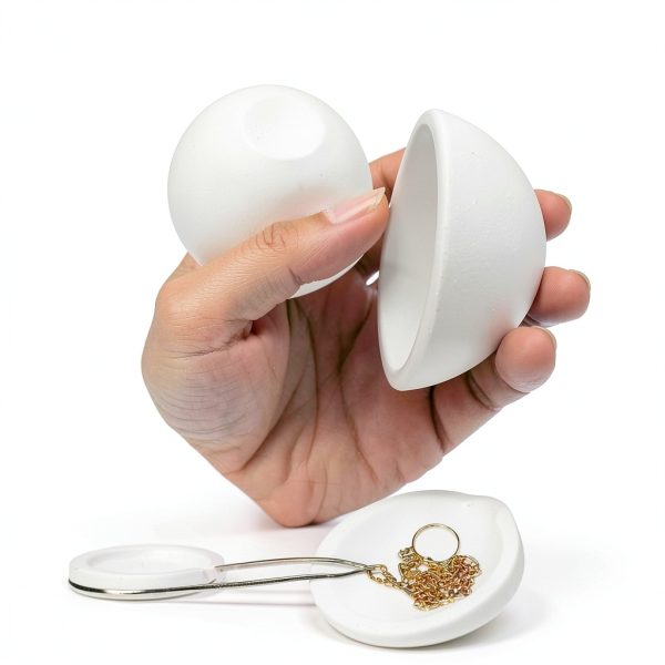 Ceramic Crucible Kit Aosu 8-Piece Set with Quartz Bowls for Gold-6