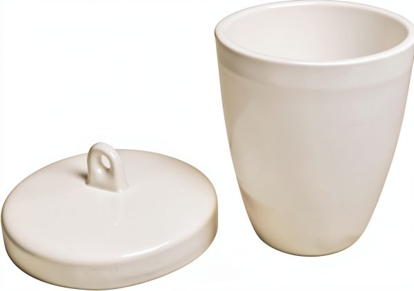 Porcelain Crucibles CHF-10-20 10ml with Lid by GSC International-1