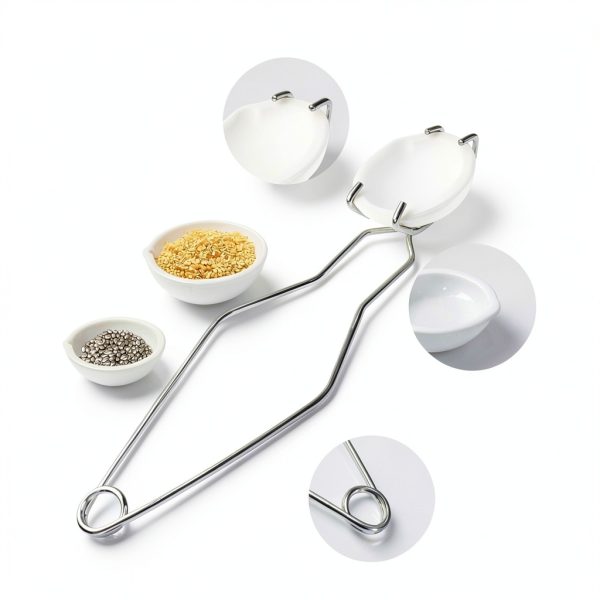 Ceramic Crucible Kit Aosu 8-Piece Set with Quartz Bowls for Gold-3
