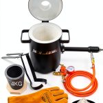 DEVIL-FORGE Gas Propane Furnace FB1Sb 4kg Crucible Kit with Tongs-0